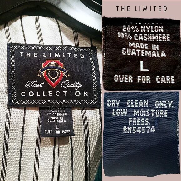 THE LIMITED COLLECTION NEW Dark Academia Lapel Flap Pockets Oversized Blazer L - Picture 5 of 12
